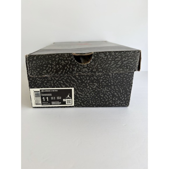 Nike Air Jordan 3 Retro Cement Grey White Men\'s Size 11 Used W/Box Streetwear OG main image 8